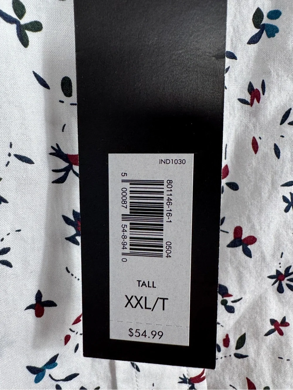 NWT Banana Republic Slim Made with Organically Grown Cotton Shirt, Size XXL TALL